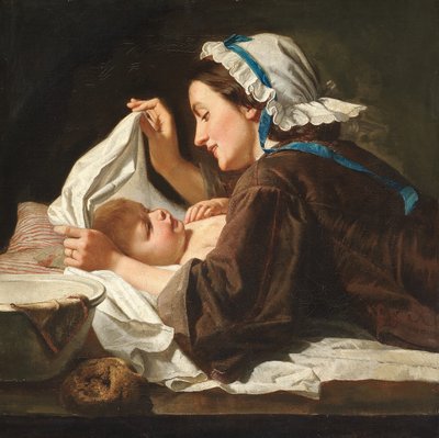 Mutter und Kind, 1833 von Peter Fendi
