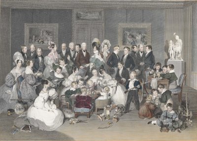 Die österreichische Kaiserfamilie im Jahr 1834 von Peter Fendi