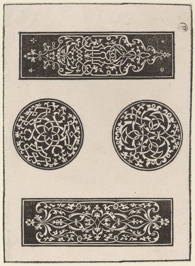 Dekorative Paneele von Peter Flötner