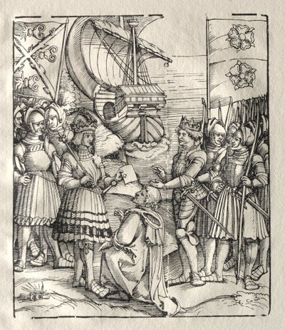 Maximilian schließt Frieden mit Heinrich VII. von Peter Flötner