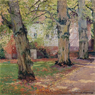 Herbstlicher Park von Peter Grabwinkler