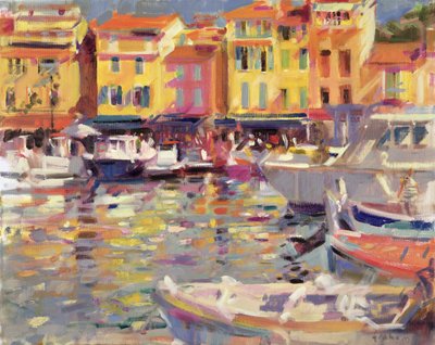 Hafen von Cassis von Peter Graham (Contemporary)