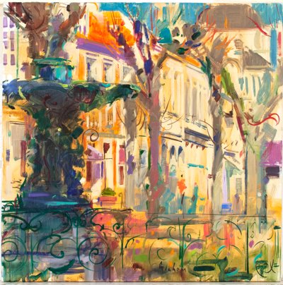 Montreuil sur Mer von Peter Graham (Contemporary)