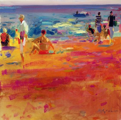 Strandszene von Peter Graham (Contemporary)