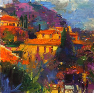 St. Paul de Vence von Peter Graham (Contemporary)