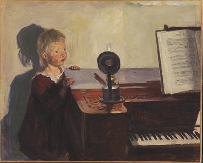 Bimse am Klavier von Peter Hansen