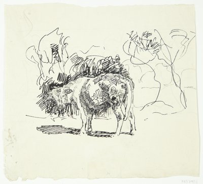 Stehender Stier von Peter Hansen