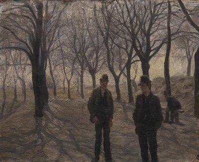 Die Wälle von Christianshavn. Frühling von Peter Hansen