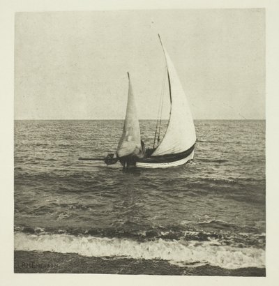 Ein Suffolk-Shrimper "geht los" von Peter Henry Emerson