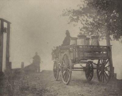 An der Fähre – Ein nebliger Morgen von Peter Henry Emerson