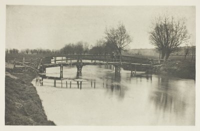 Fußgängerbrücke bei Kastanie von Peter Henry Emerson
