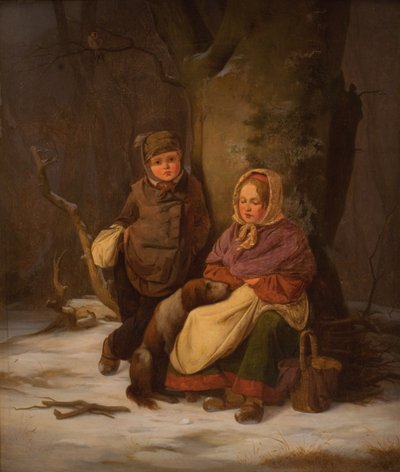 Zwei arme Kinder von Peter Julius Larsen