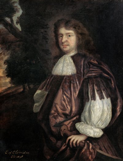 Edward Hyde, Earl of Clarendon, ca. 1667 von Peter Lely