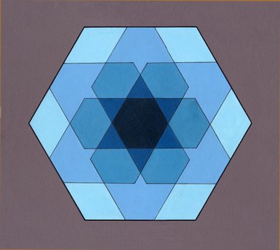Überlagernde Sechsecke von Peter McClure