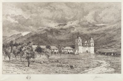 Mission Santa Barbara von Peter Moran