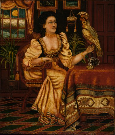 Frau mit Kakadu, ca. 1895-1917 von Peter Oliver Foss