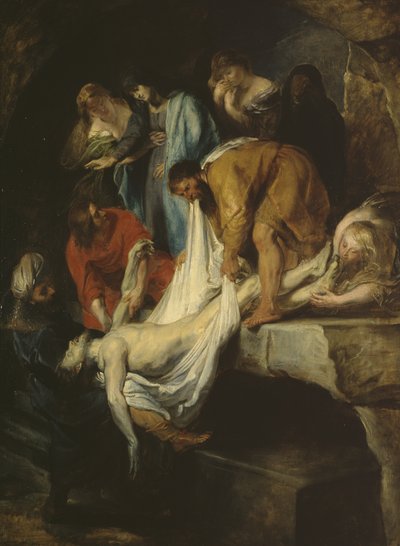 Grablegung von Peter Paul Rubens