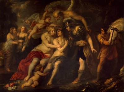 Herkules am Scheidewege von Peter Paul Rubens