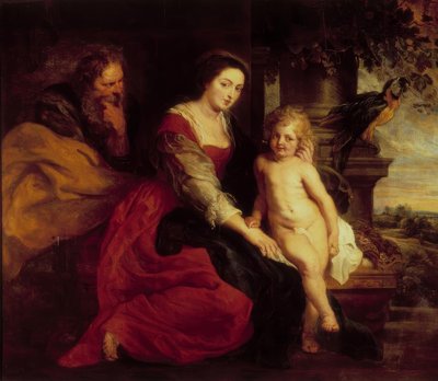 Madonna mit dem Papagei von Peter Paul Rubens