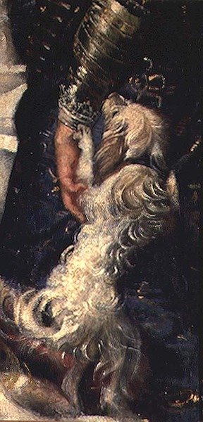 Tollwütiger Welpe von Peter Paul Rubens