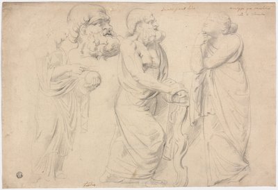 Studien eines römischen Sarkophags von Peter Paul Rubens