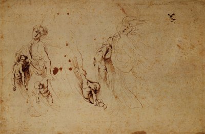 Studie von Medea, die ihre Kinder tötet von Peter Paul Rubens