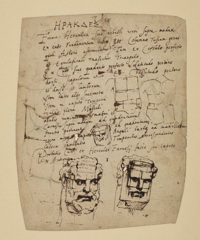 Studie des Farnesischen Herkules von Peter Paul Rubens