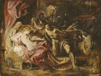 Die Gefangennahme von Samson, 1609-1610 von Peter Paul Rubens