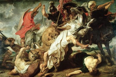 Die Löwenjagd von Peter Paul Rubens