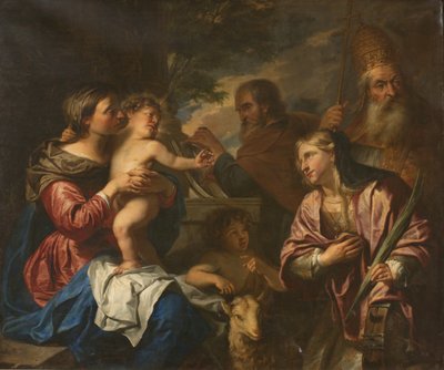 Die mystische Hochzeit der Heiligen Katharina von Peter Thys