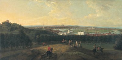 London vom Greenwich Park, 1718 von Peter Tillemans