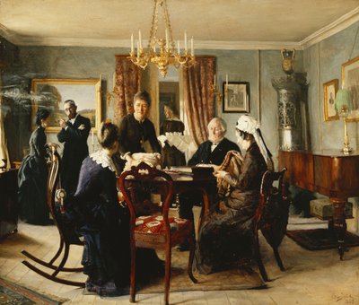 Nachmittagstee von Peter Vilhelm Ilsted