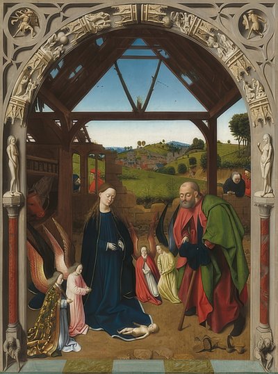 Geburt Christi von Petrus Christus