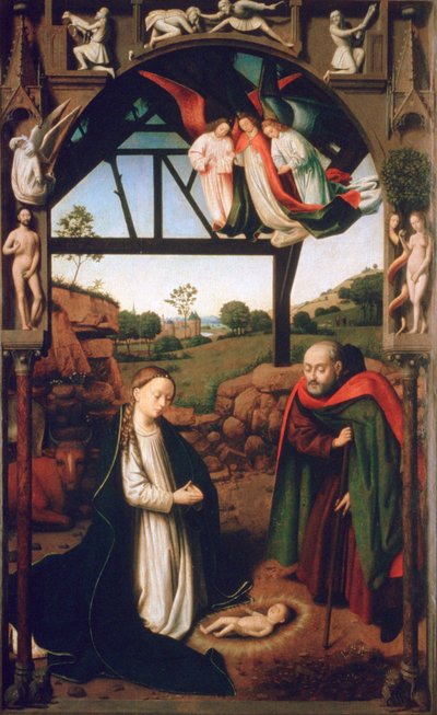 Geburt Christi von Petrus Christus