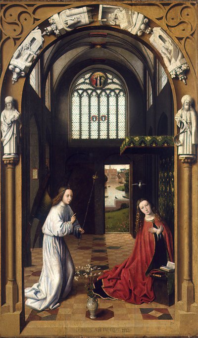 Die Verkündigung, 1452 von Petrus Christus