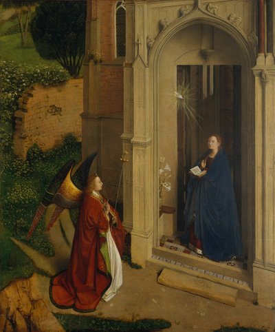 Die Verkündigung, ca. 1450 von Petrus Christus