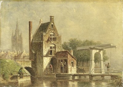 Das Koepoort in Delft von Petrus Gerardus Vertin