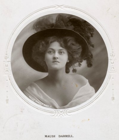 Maudi Darrell, britische Schauspielerin, ca. 1908 von Philco Publishing Company