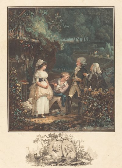 Annette und Lubin von Philibert Louis Debucourt