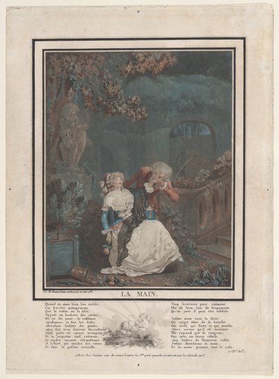 Die Hand, 1788 von Philibert Louis Debucourt