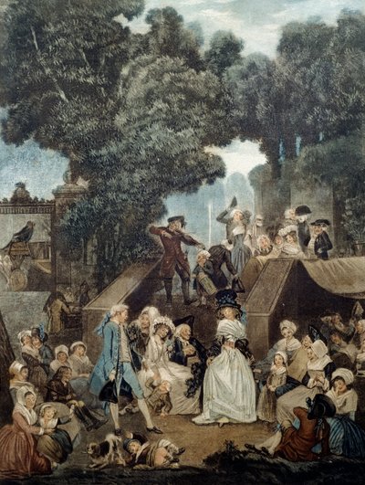 Hochzeit auf der Burg von Philibert Louis Debucourt