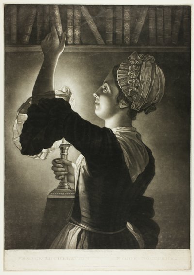 Weibliche Nachtstudie: Étude Nocturne von Philip Dawe