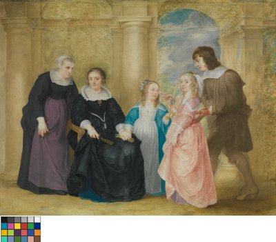Porträt einer Familie von Philip Fruytiers