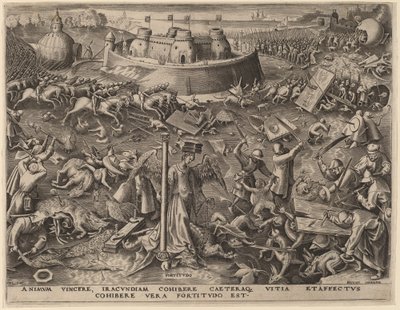 Tapferkeit von Philip Galle after Pieter Bruegel the Elder
