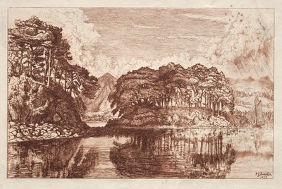 Der See, 1875 von Philip Gilbert Hamerton