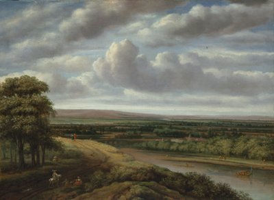 Weitläufige bewaldete Landschaft von Philip Koninck