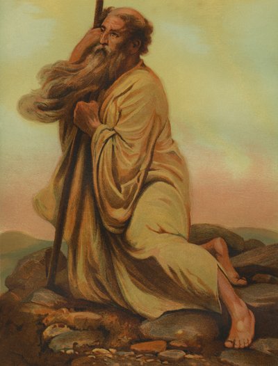 Moses betrachtet das gelobte Land von Philip Richard Morris