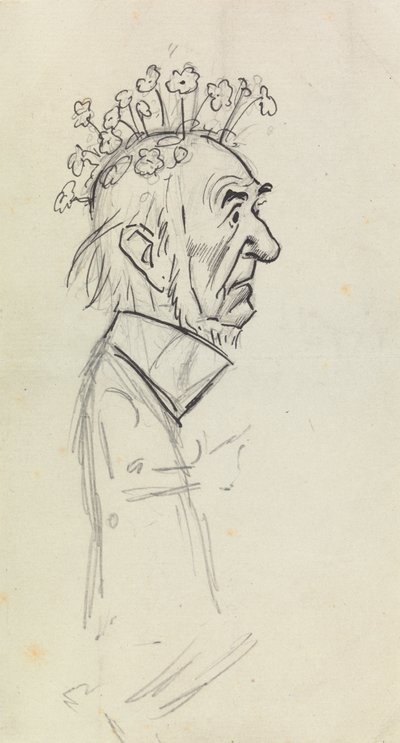 Karikaturporträt von Gladstone von Philip William May