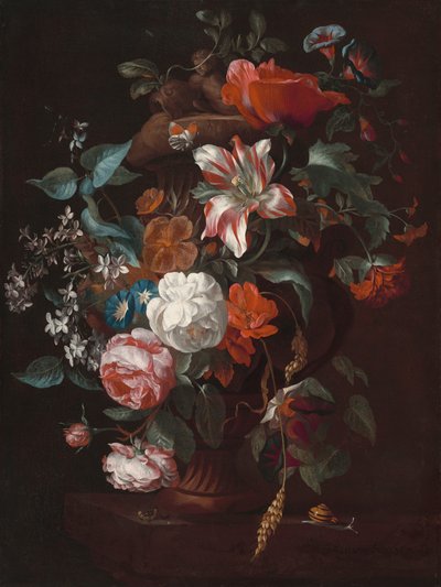 Blumen in einer Vase von Philip van Kouwenbergh