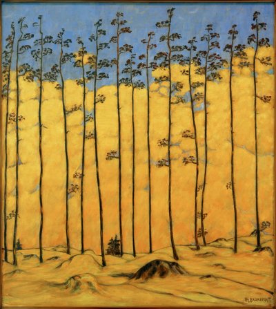 Lärchen (Berglandschaft) von Philipp Bauknecht